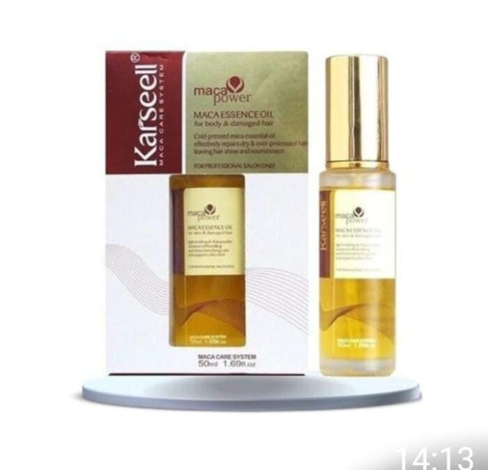 Karseell Maca Essence Oil - Elixir Reparador para Cabello y Cuerpo