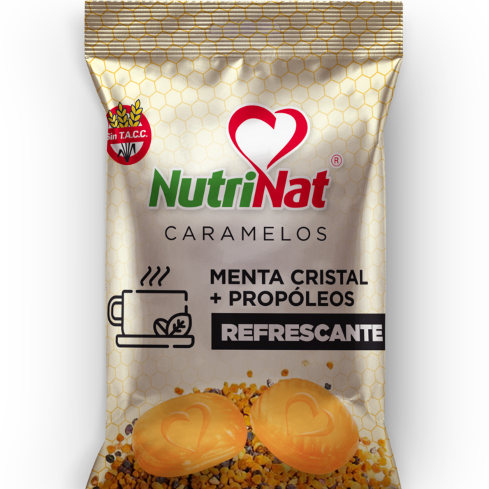Caramelos Menta Cristal y Propoleo 10 Unidades x50gr