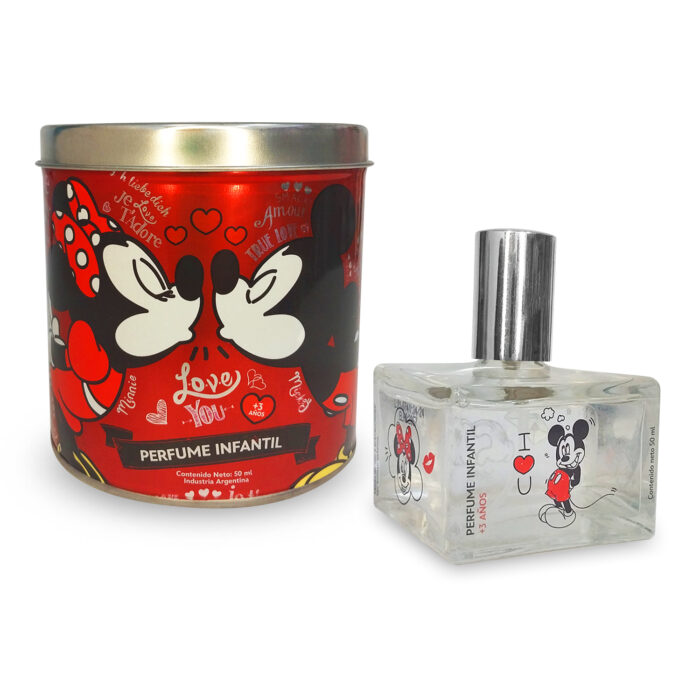 Perfume Lata Mickey y Minnie x50ml
