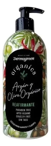Crema Argán y Oliva Orgánica Vegana x500ml