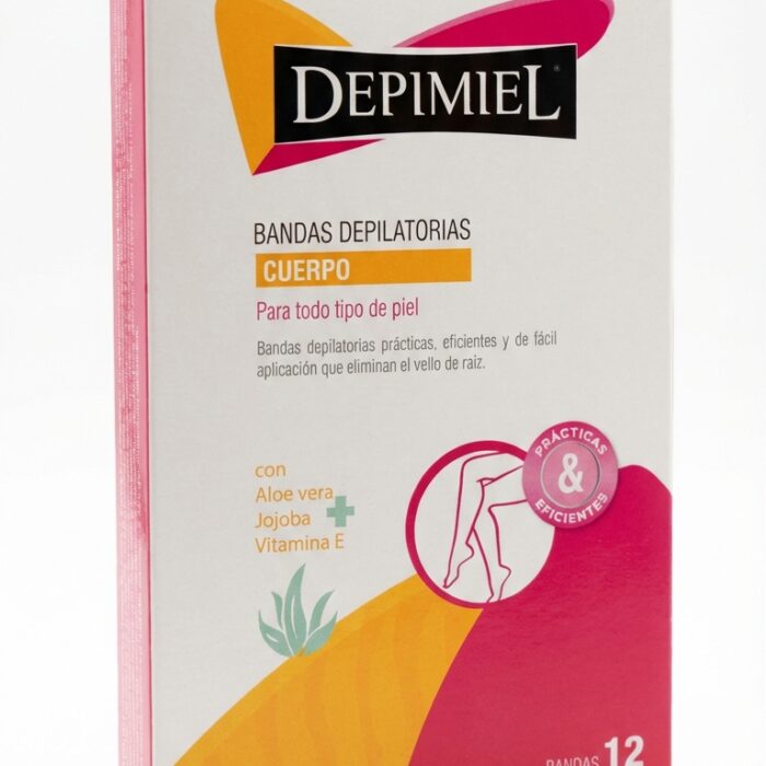 Banda Depilatoria Cuerpo Todo tipo de piel x12unidades