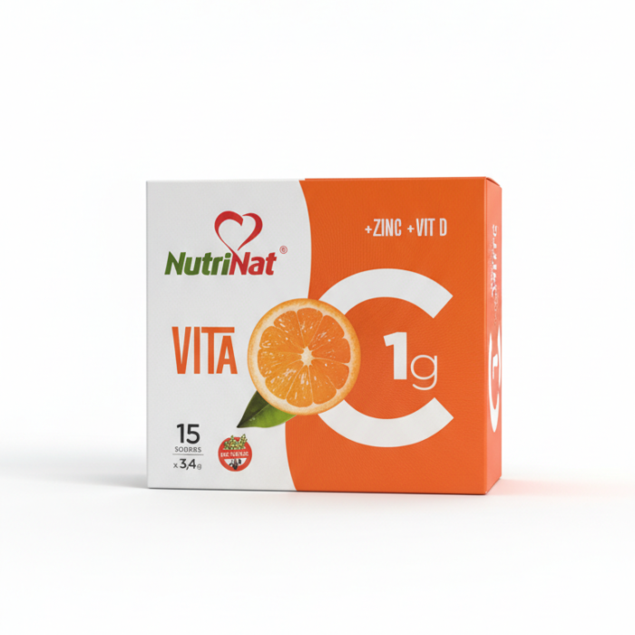 Vitamina C en Polvo 15 Sobres de 3.4gr