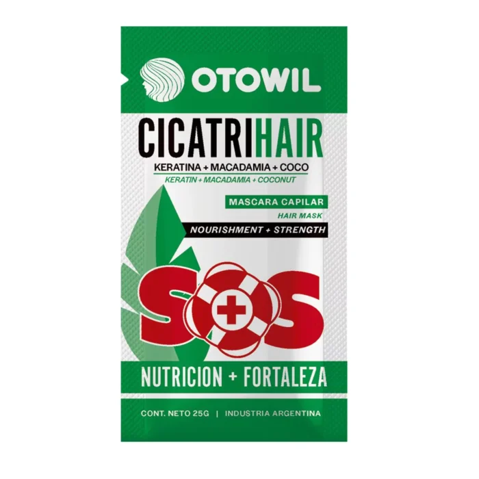 Sobre Cicatrihair Keratina, Macadamia y Coco x25gr