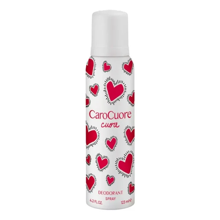Desodorante Caro Cuore Rojo y Blanco x123ml