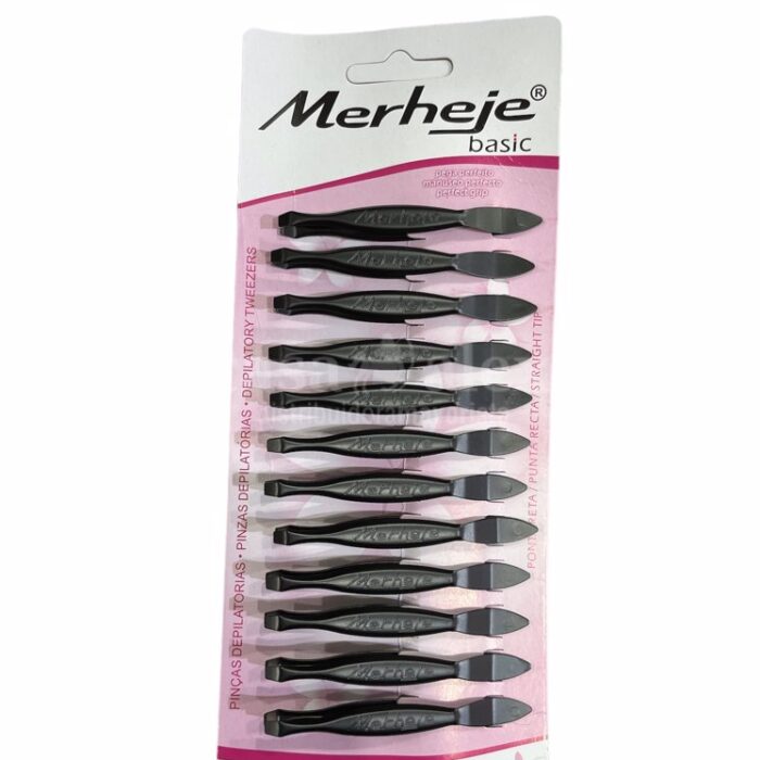 Pinza Depilar Merheje x12 unidades