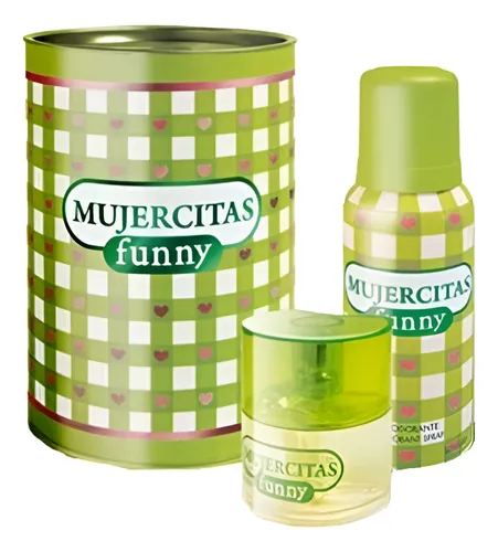 Lata de Perfume + Desodorante Mujercita Funny 40ml / 102cc
