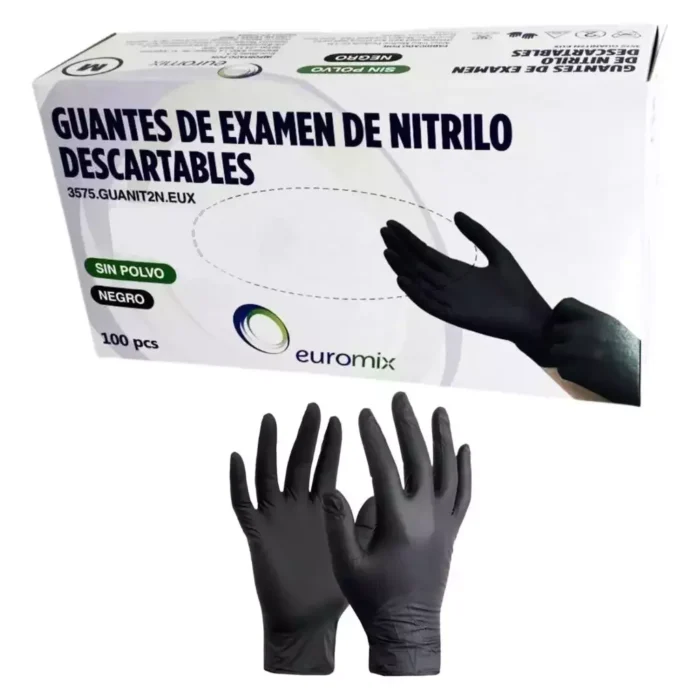 Guantes de Nitrilo x100unidades Talle S/M/L/XL