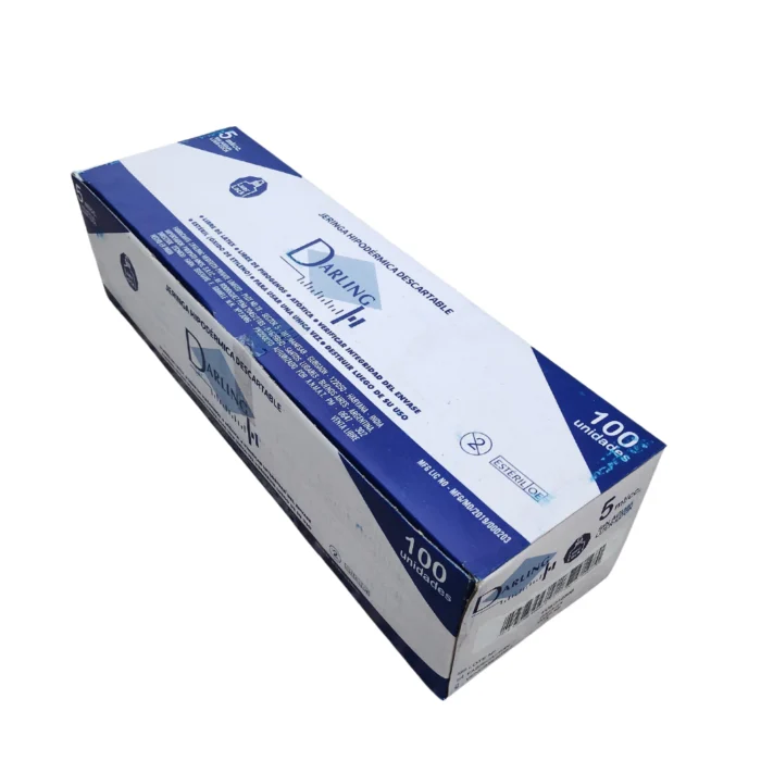 Jeringa con Aguja 5cc x100