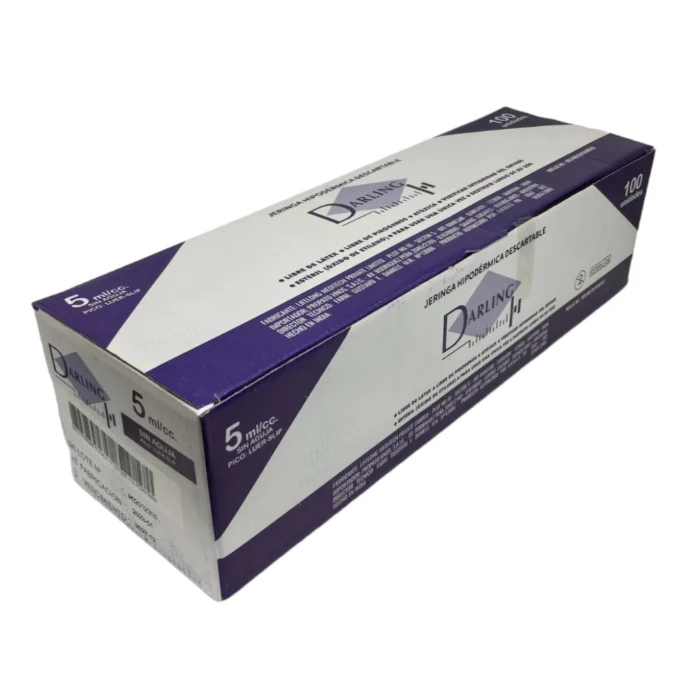 Jeringa Sin Aguja 5cc x100unidades