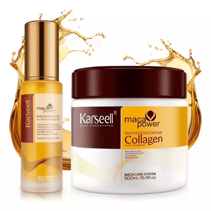 Kit Aceite x50ml + Máscara Karseell x500ml