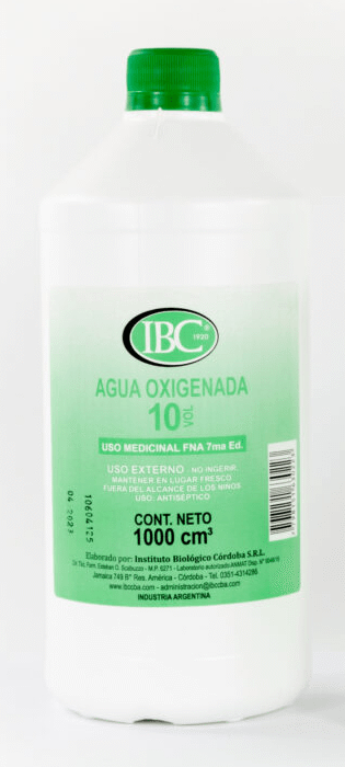 Agua Oxigenada 10 Vol. x1000cc