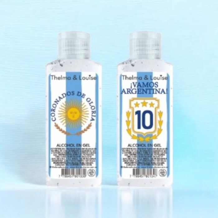 Alcohol en Gel con LLavero del Mundial