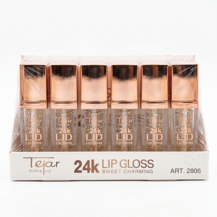 Lip Gloss Sweet Charming 24k Exhibidor x24 unidades