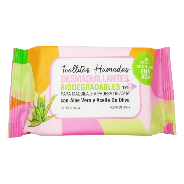 Toallita Desmaquillante Biodegradable TyL