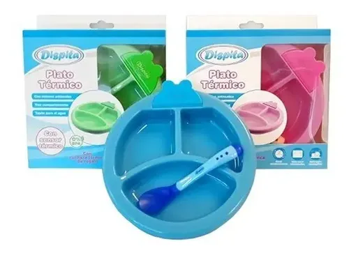 Plato Termico Involcable con Cubiertos con Sensor 2 articulos