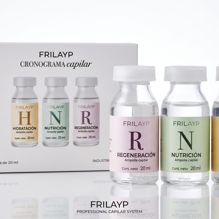 Ampolla Cronograma Capilar 3 Unidades x 20ml Frilayp