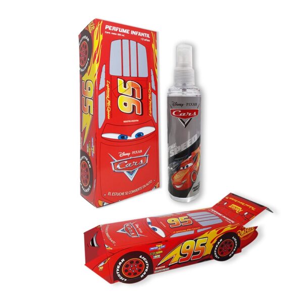Perfume Infantil Cars Caja Metalizada x 120ml Jactans