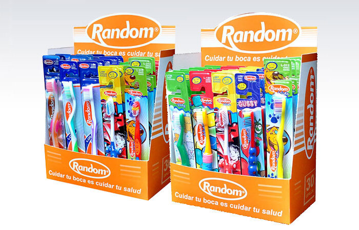 Exhibidor Random Mixto x30 cepillos