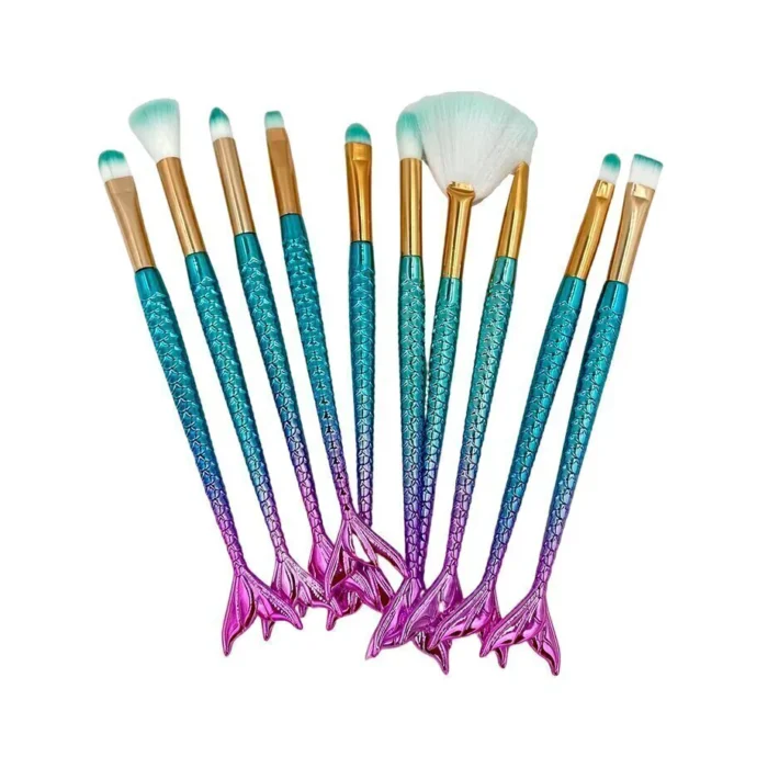 Brochas Cola de Sirena Naez x 10 unidades